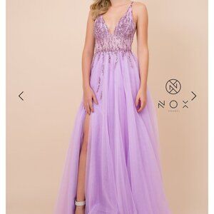 NOX Anabel Lilac Dress J324